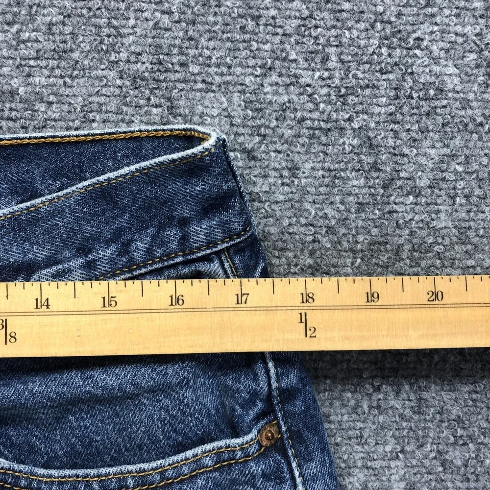 Levis 505 Jeans Mens 34x30 Blue Medium Wash Straight Leg Regular Fit Denim Pants